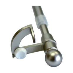 Tringle extensible autobloquante argent