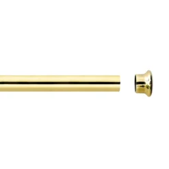 Tube tringle doré 2 m x 28 mm