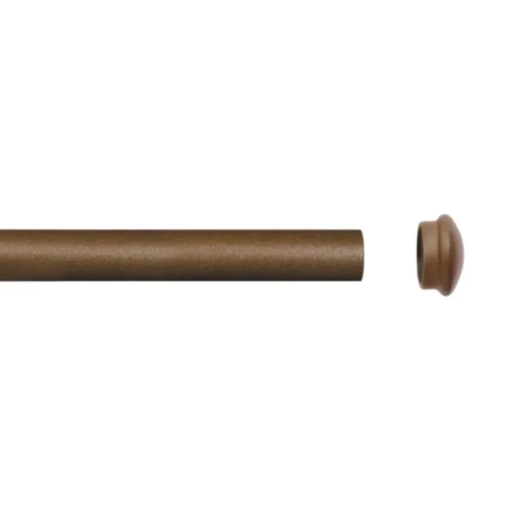 Tube tringle effet rouille 2 m x 28 mm