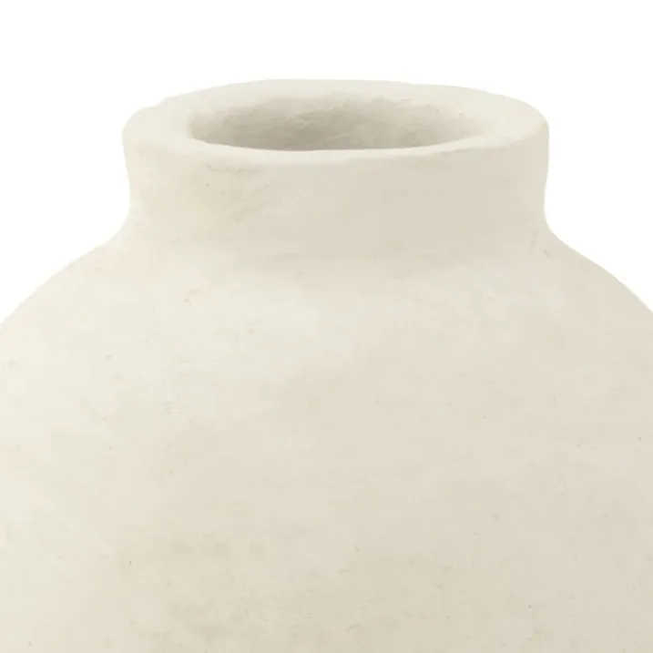 Vase décoratif rond en papier mâché