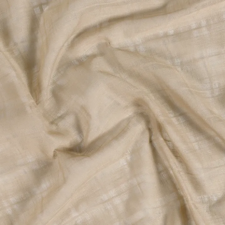 Vitrage à la paire effet carreaux ajourés style Kelsch