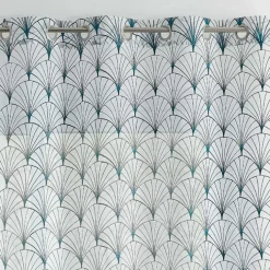 Voilage brodé style art déco