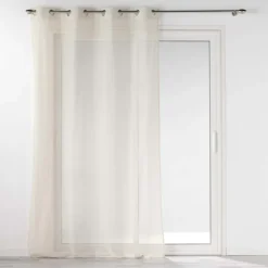 Voilage effet lin tissé