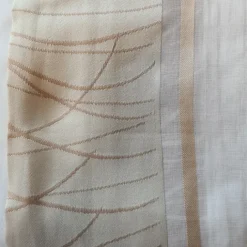 Voilage en organza à rayures verticales à motif