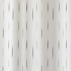 Voilage en étamine à jacquard rayé