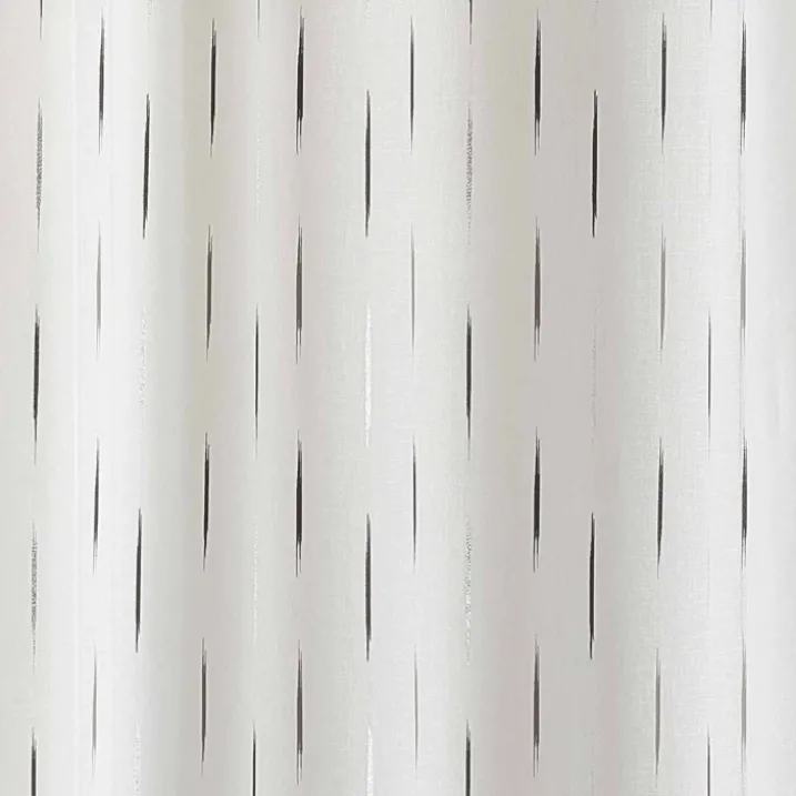 Voilage en étamine à jacquard rayé