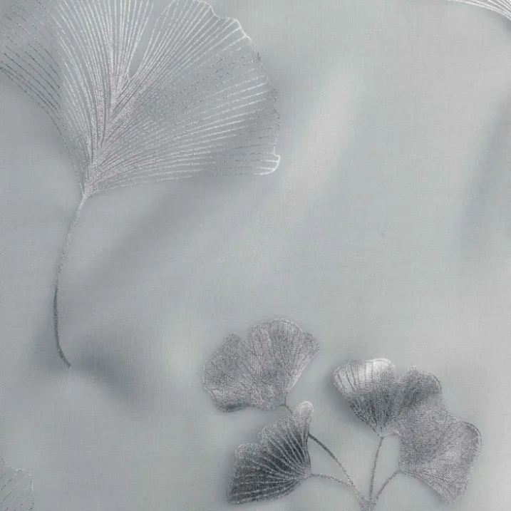 Voilage Ginko argent