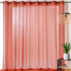 Voilage grande largeur semi-transparent