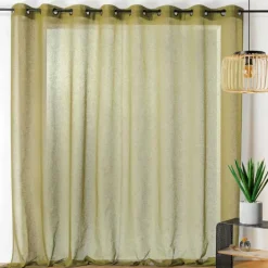Voilage grande largeur semi-transparent