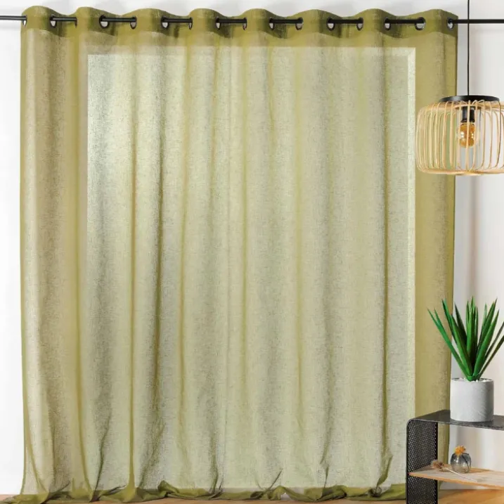 Voilage grande largeur semi-transparent