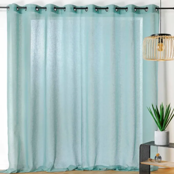 Voilage grande largeur semi-transparent