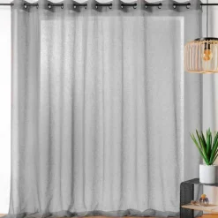 Voilage grande largeur semi-transparent