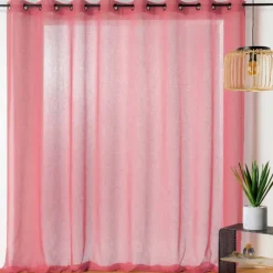 Voilage grande largeur semi-transparent