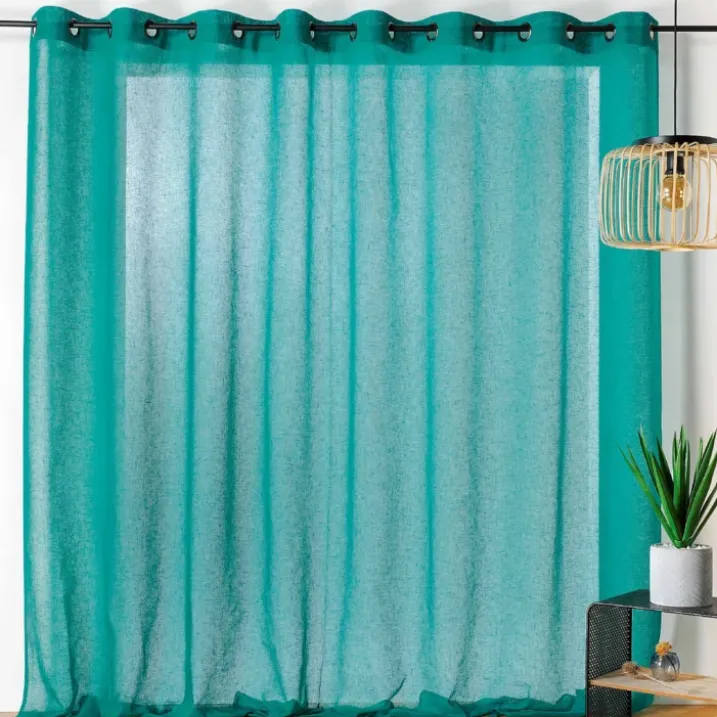 Voilage grande largeur semi-transparent