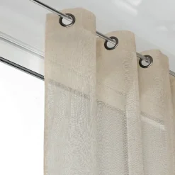 Voilage grande largeur semi-transparent