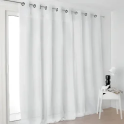 Voilage grande largeur semi-transparent