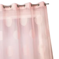 Voilage à gros pois ton sur ton