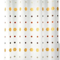 Voilage jacquard imprimés hexagonaux