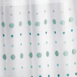 Voilage jacquard imprimés hexagonaux