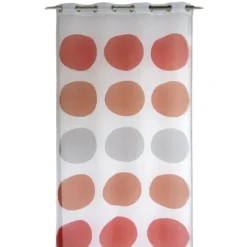 Voilage à motif de gros pois