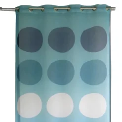 Voilage à motif de gros pois