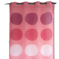 Voilage à motif de gros pois