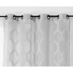 Voilage à motifs géométriques verticaux