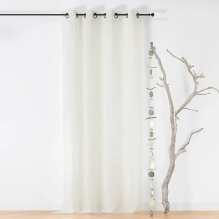Voilage à Oeillets en Tissu Recyclé
