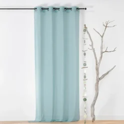 Voilage à Oeillets en Tissu Recyclé