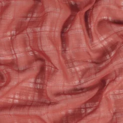 Voilage à Oeillets Motifs Carreaux Alsaciens