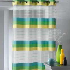 Voilage organza aux rayures horizontales