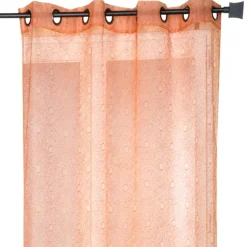Voilage organza brodé bulles