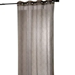 Voilage organza brodé bulles