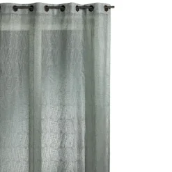 Voilage organza brodé prêt à poser