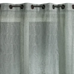 Voilage organza brodé prêt à poser