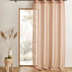 Voilage organza effet résille