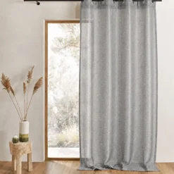 Voilage organza effet résille