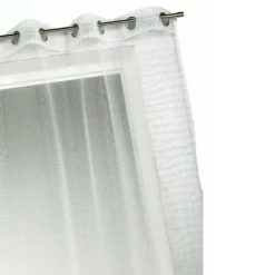 Voilage organza à fines rayures horizontales