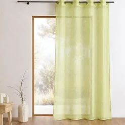 Voilage organza à fines rayures horizontales