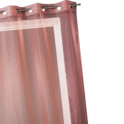 Voilage organza à gouttes métalliques