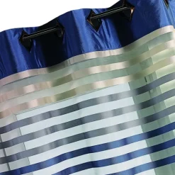 Voilage organza rayé et coloré