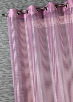 Voilage organza à rayures horizontales