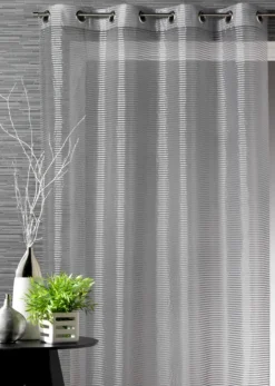 Voilage organza à rayures horizontales