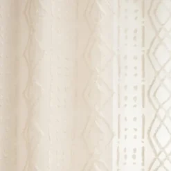 Voilage épuré à jacquard