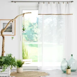 Voilage sablé esprit loft