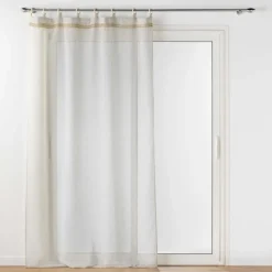 Voilages à œillets bois