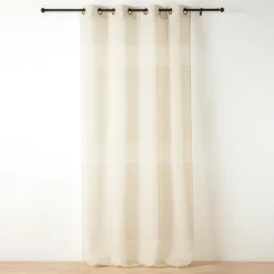 Voilage tamisant ajouré à esprit macramé