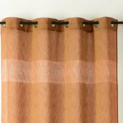 Voilage tamisant ajouré à esprit macramé