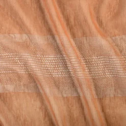 Voilage tamisant ajouré à esprit macramé