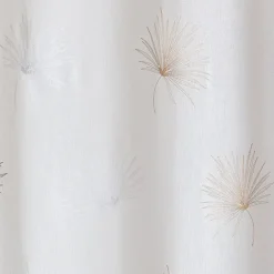 Voilage tamisant broderie palme